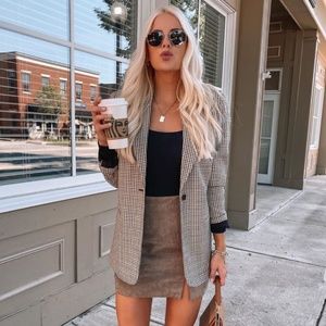 Treasure & Bond Plaid Blazer